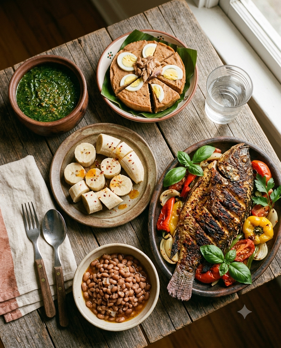 A wholesome Nigerian meal built for healthy blood sugar